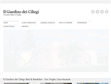 Tablet Screenshot of ilgiardinodeiciliegituri.com
